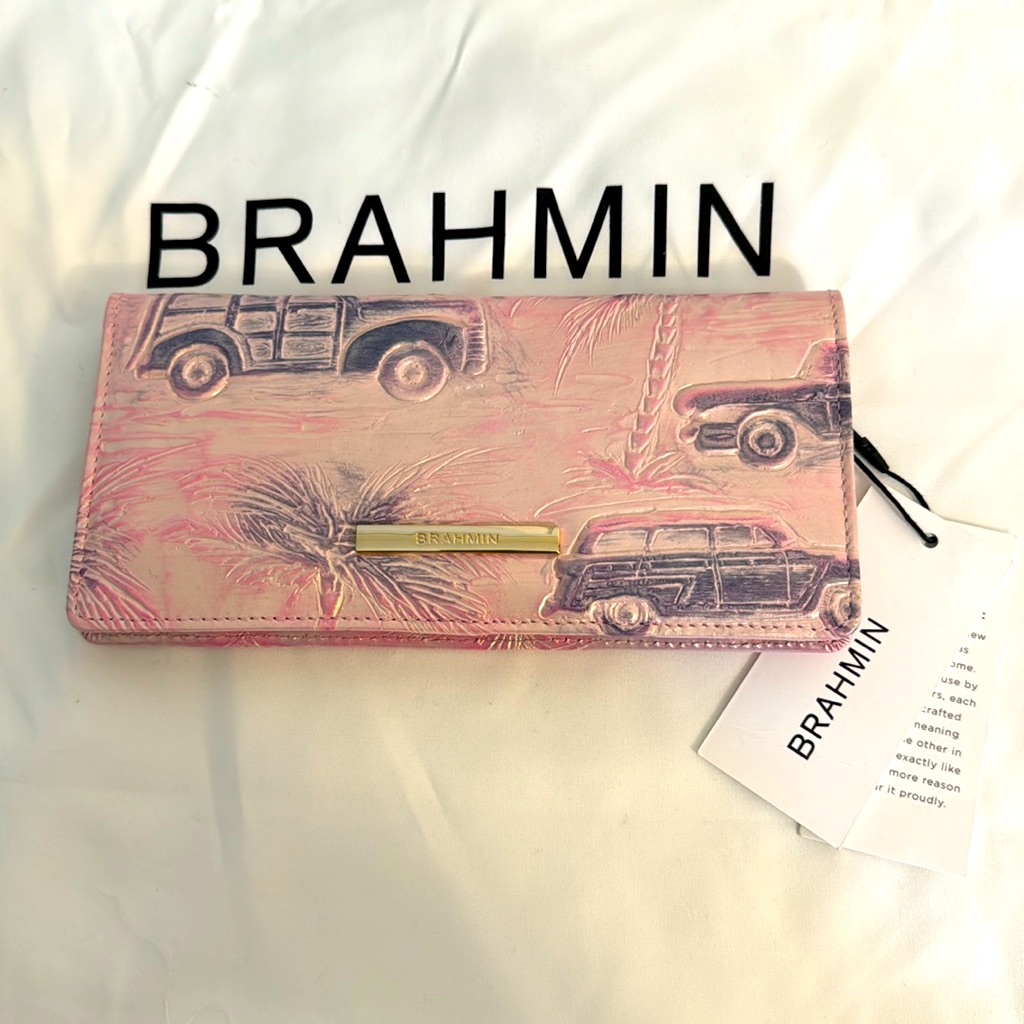 Nwt Brahmin Ady Wallet In Optimism Copa Cabana